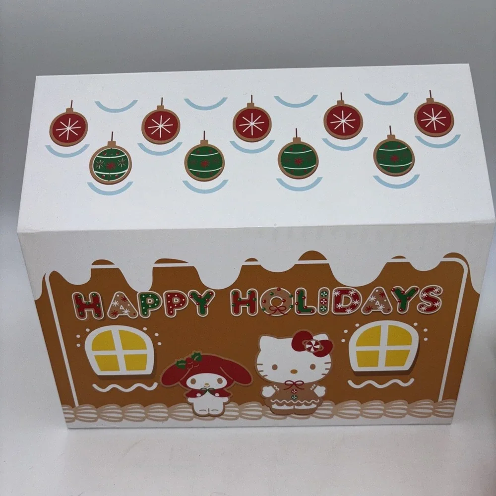Sanrio Hello Kitty Gingerbread House  Nogginz Face Pillow 8